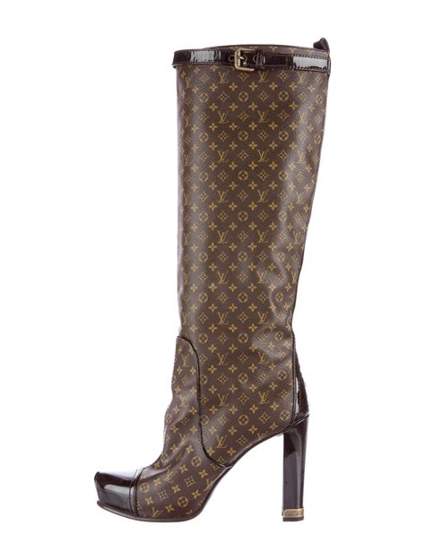 louis vuitton knee high boots.